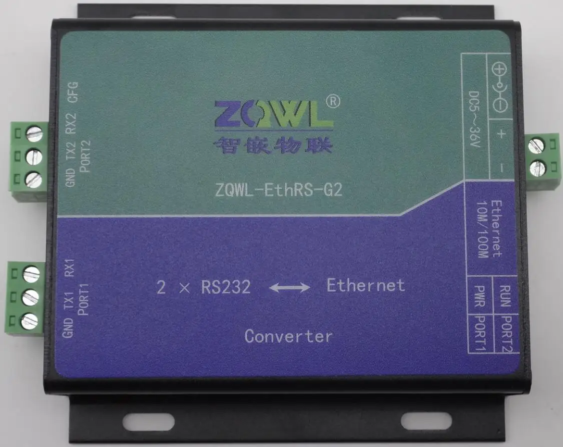 

Serial Server 2-Channel RS232 Serial Port to Ethernet Network to Serial Port Modbus TCP RTU