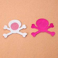 5 пар одноразовый самоклеющийся череп накидка для груди наклейки на соски накладки для нижнего белья не чувствительный Атлас