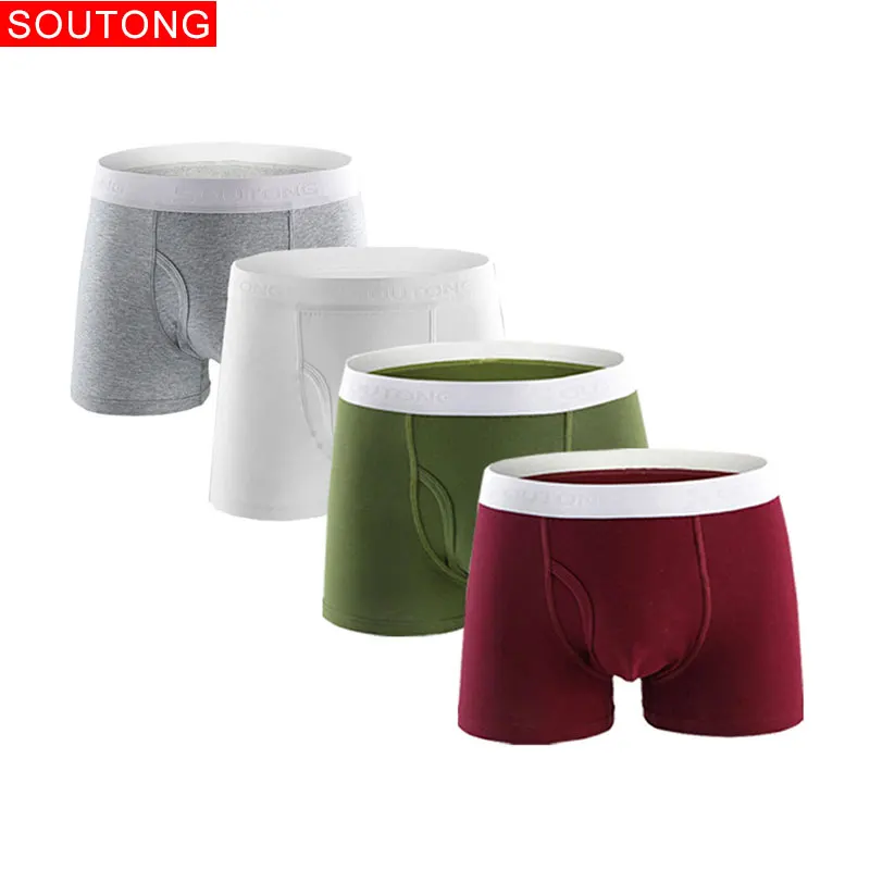 Soutong, мужское нижнее белье, боксеры, шорты, хлопок, мягкие, Cueca, боксеры для мужчин, Masculina, боксеры, Homme calzoncillos, трусы, мужское нижнее белье, st62 - Цвет: group 18