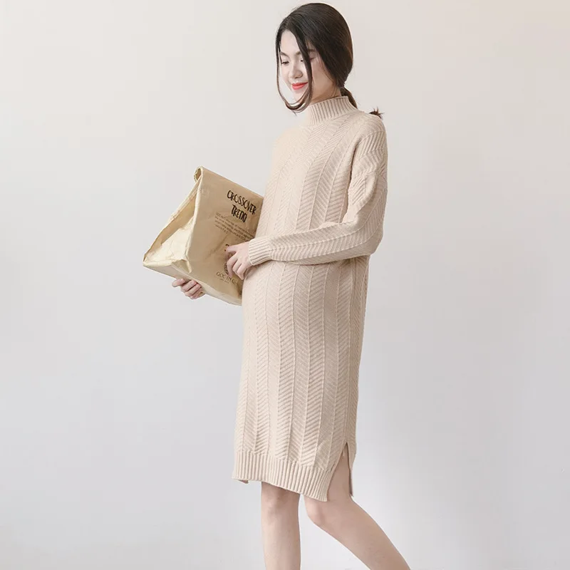2018 New Autumn Comfortable Maternity Clothes Pregnancy Dress Pregnant Maternity Clothing Dress For Pregnant Long Sleeve