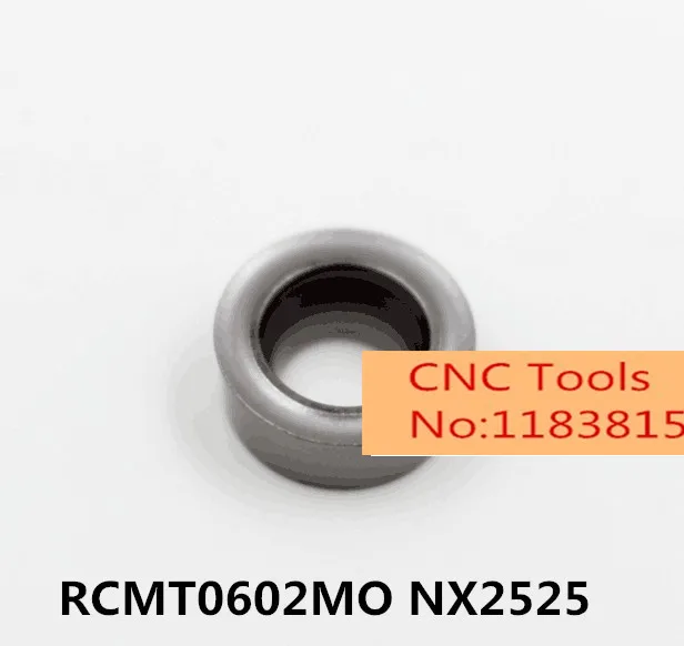

Free Shipping cutting blade RCMT0602MO NX2525 Turning blade,Suitable for SDGCR/SRDCR/SRACR /SRDCN Lathe tool
