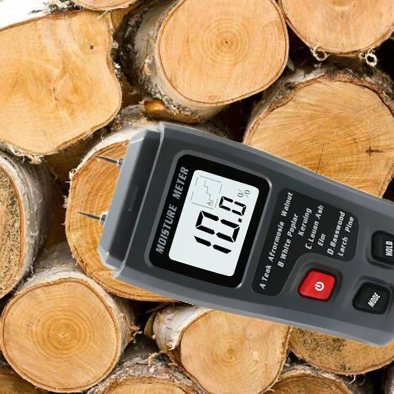 0-99.9% Portable Wood Moisture Meter Digital Pins Wood Humidity Tester Hygrometer Timber Wooden Floor Carton Measuring Tool 0-99.9% Portable Wood Moisture Meter Digital Pins Wood Humidity Tester Hygrometer Timber Wooden Floor Carton Measuring Tool