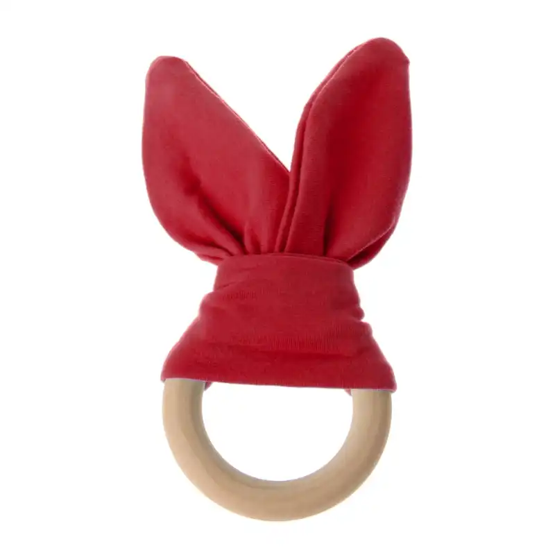crinkle bunny ear teether