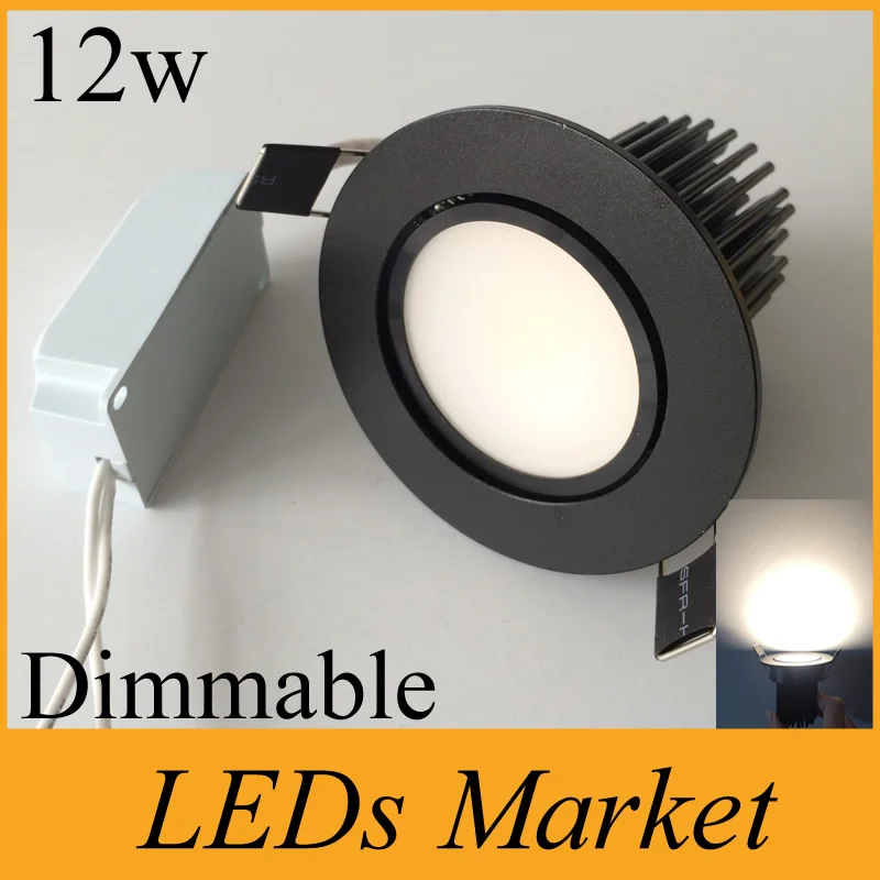 

New Arrival COB 12W led ceiling light lamp dimmable led recessed down light 110-240v led lights for home Frosted cover UL CE