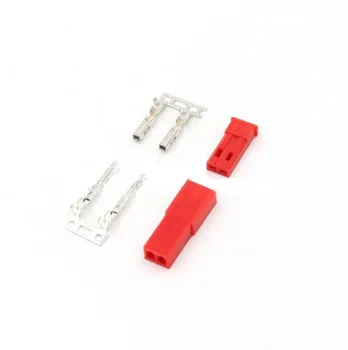 

500Sets Red/White JST-2P JST Connector Plug 2pin Female Male and Crimps RC battery connector for Auto,E-Bike,boat,LCD,LED IC