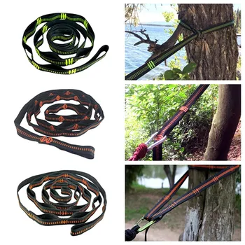 

2019 Outdoor Camping Hiking Hammock Hanging Belt Hammock Strap Rope Accessories Outdoor Tools