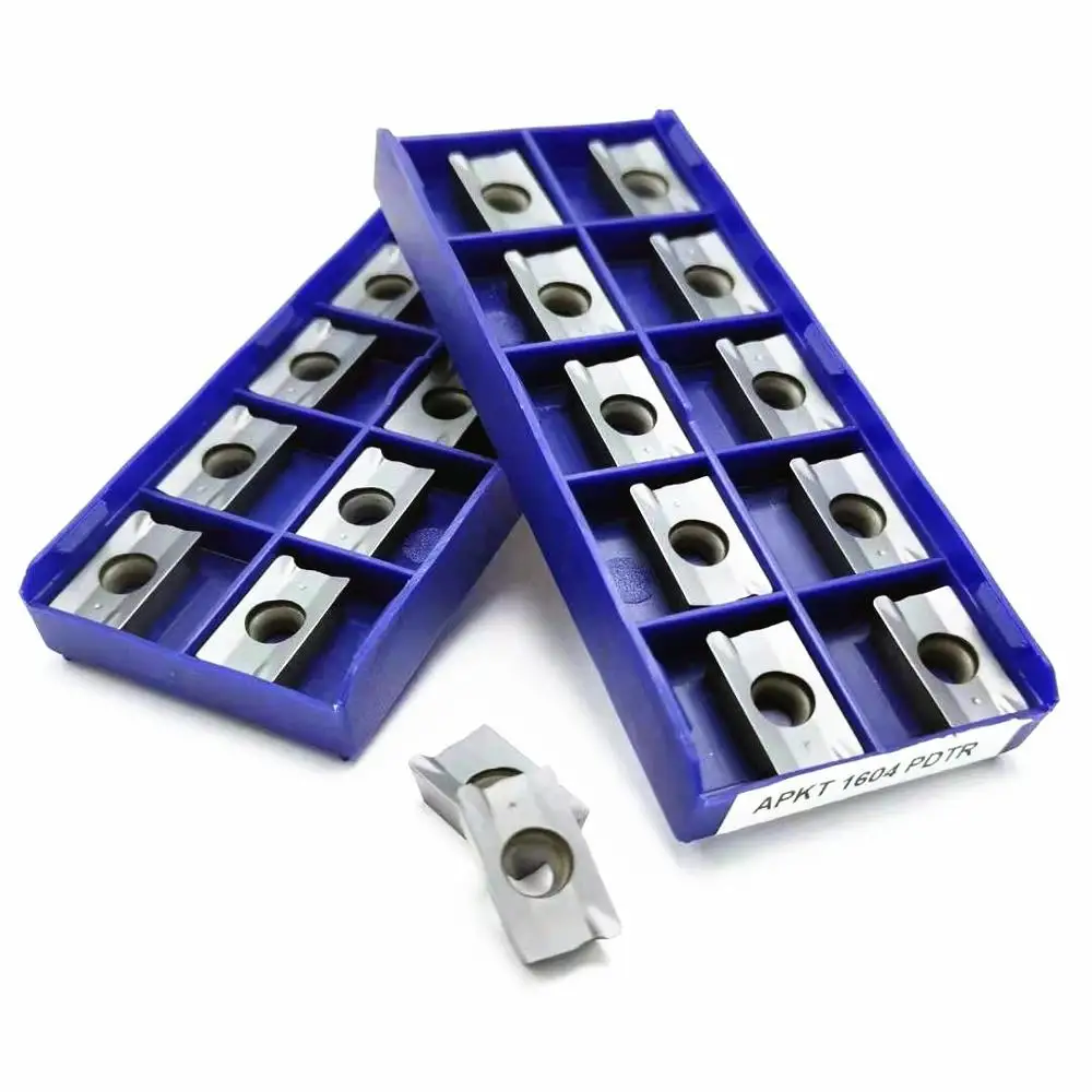 

Tungsten Carbide APKT/APMT1604 PDTR LT30 CNC Blade Carbide Milling Insert for Indexable Lathe Tools