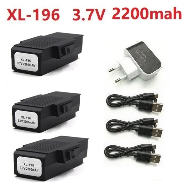 3 7 V 2200mAh литий-полимерный Батарея и зарядное устройство с usb-портами для Зарядное