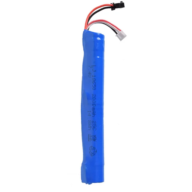 Batterie et chargeur pour mini odorà eau Airsoft, pièces de modèle de  batterie, 7.4V, 14500 V, 7.4 mAh, Eddie ion 1200 2S - AliExpress