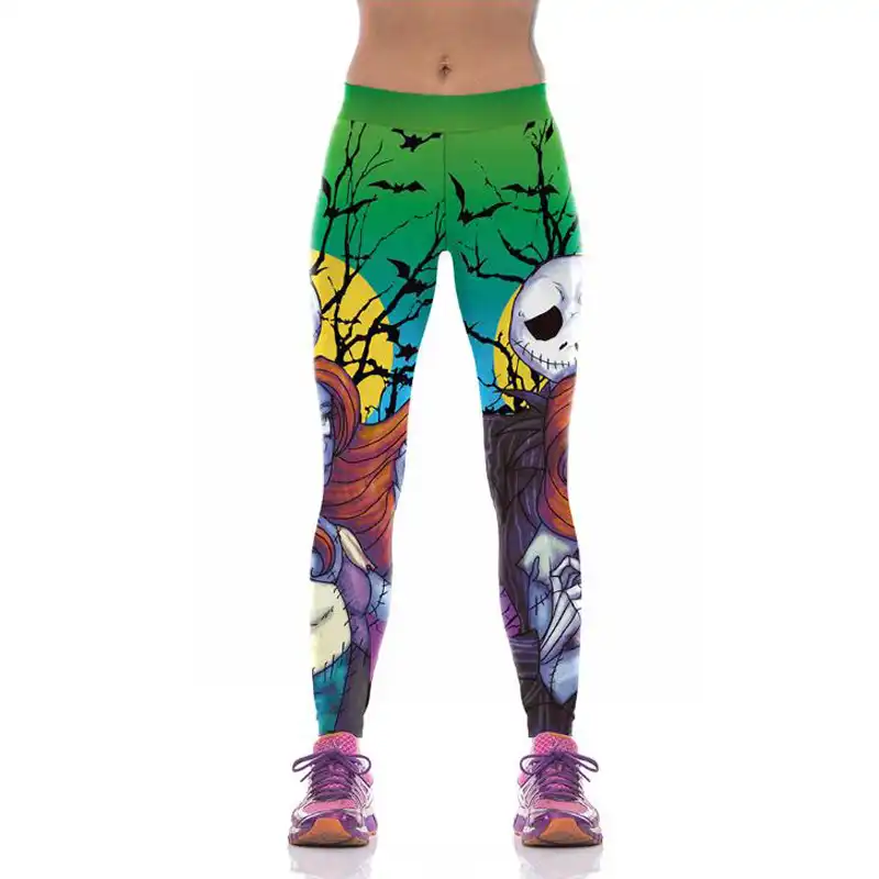 christmas workout leggings