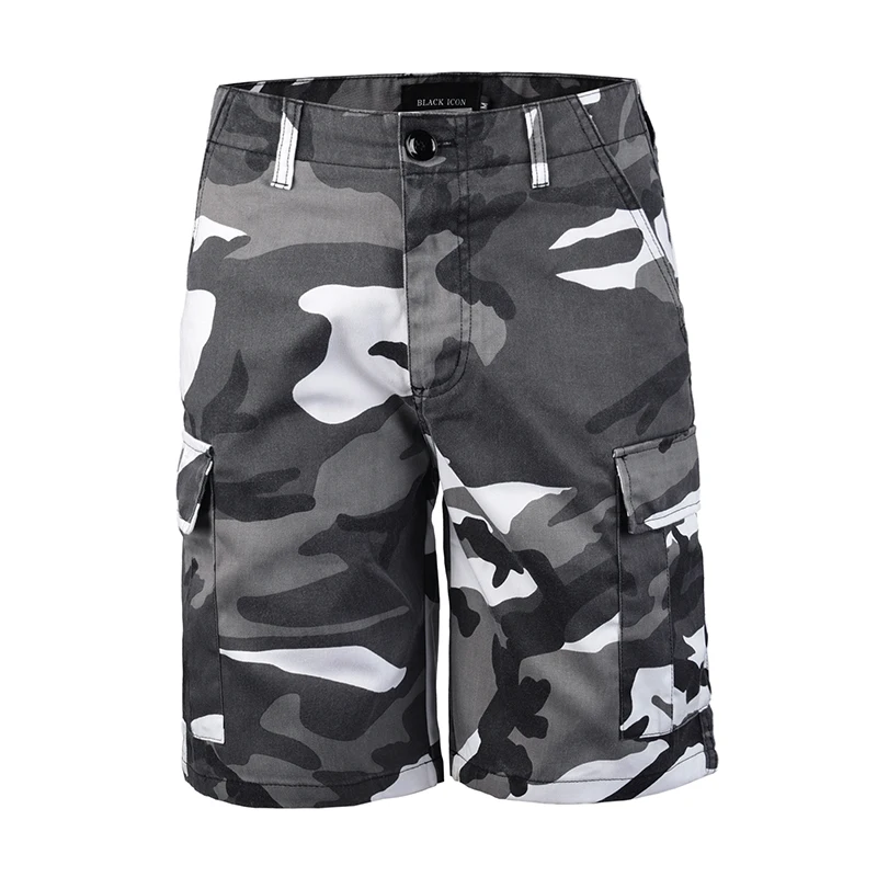 Уличная камуфляжные шорты Мужская multi-карман Print Joggers Шорты Европа Америка тенденция хип-хоп по колено одежда M-4XL