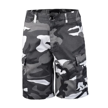 

Streetwear Camouflage Shorts 2018 Mens Multi-pocket Print Joggers Shorts Europe America Trend Hip-Hop Knee Length Clothes M-4XL