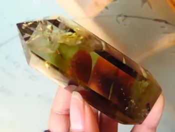 

xd j00502 NATURAL SMOKY citrine QUARTZ CRYSTAL POINT HEALING