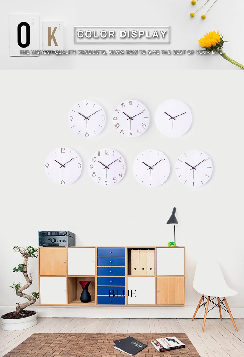  Clock Luxury Wall Clock Wallclock Cavalier King Charles Spaniel Metal Wall Decorations Living Room Wall Clock Black Vinyl Record Mirror Clock Sally Face Antique Wall Clock  (3)