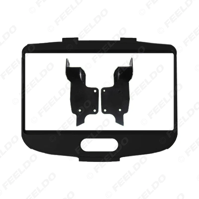 FEELDO автомобильный стерео адаптер каркаса для hyundai I10 I-10 2008-2013 аудио 2Din фасции панель DVD Даш Комплект отделка рамка Крышка# HQ2583