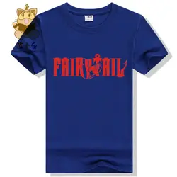 Fairy Tail Логотип Горячая аниме футболка любителей аниме повседневной носки футболка различные цвета AC100