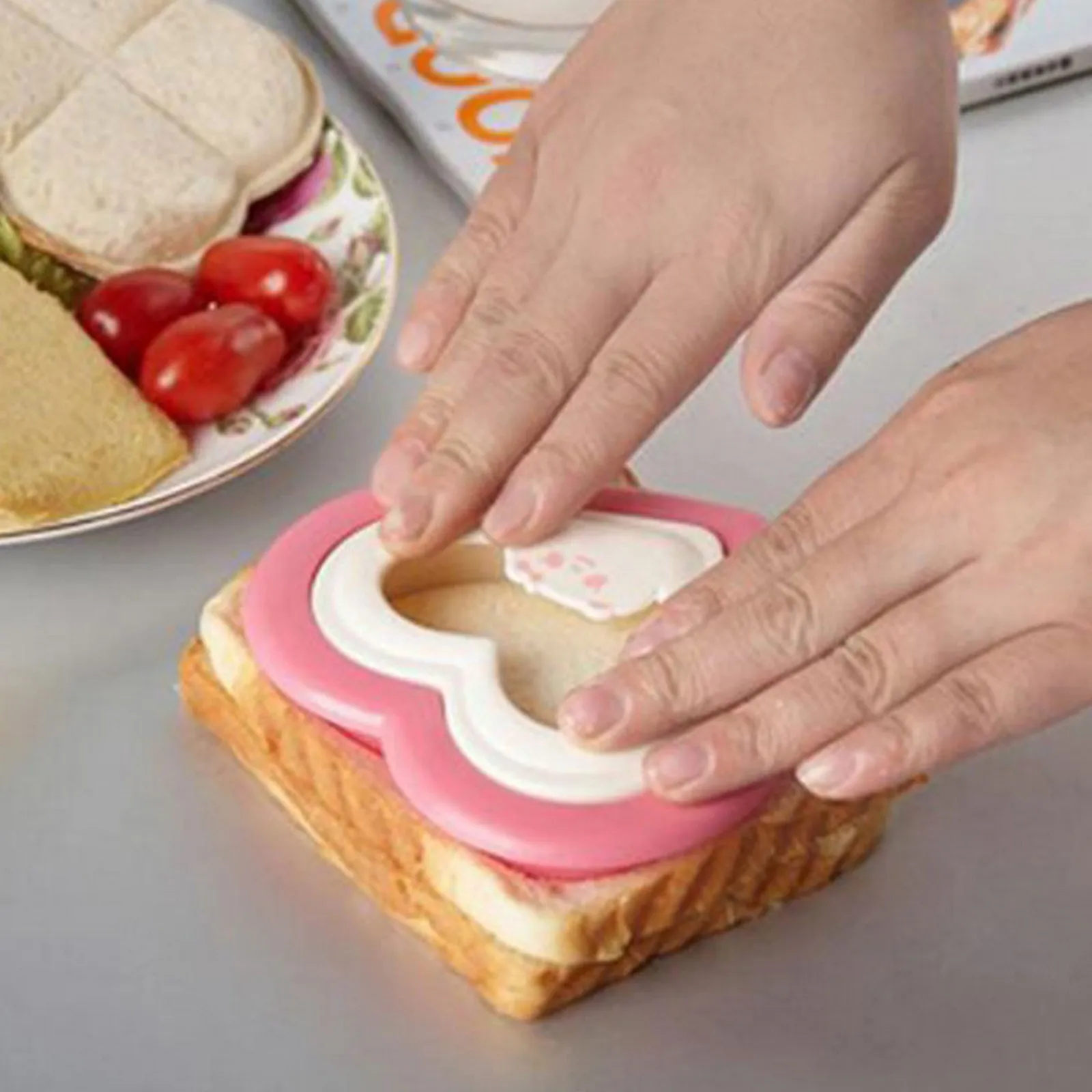 Форма сердца сэндвич делая форму хлеб для тостов формочка форма для вырезания сандвичей резак для печенья для семьи делая детей и родителей