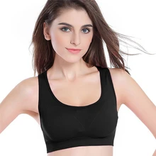 Для женщин спортивный бюстгальтер Нижнее Бельё для девочек Фитнес бюстгальтер Бег Обучение Костюм Мягкий Топ Йога active Спортивная одежда для бега майка