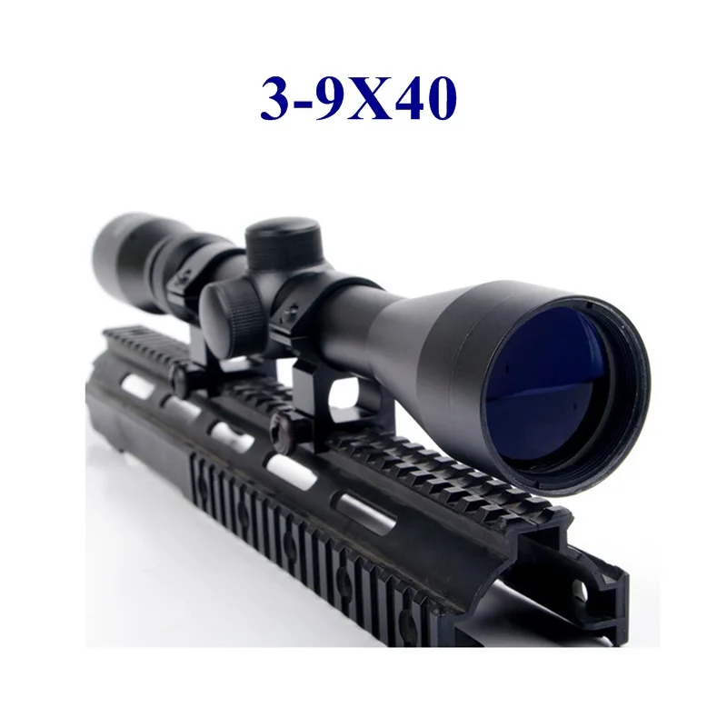 3-9x40 الصيد نطاق بندقية Riflescope Mil نقطة الهواء الهواء بندقية Riflescope بندقية Riflescope/الهواء قناص البصريات الصيد نطاق مع 20 مللي متر السكك الحديدية جبل