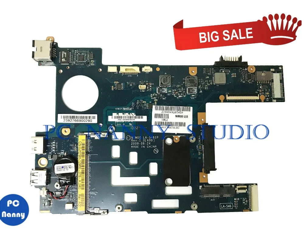 

PCNANNY 0JHY9H JHY9H for Dell Inspiron 11Z 1110 laptop motherboard LA-5461P DDR2 tested