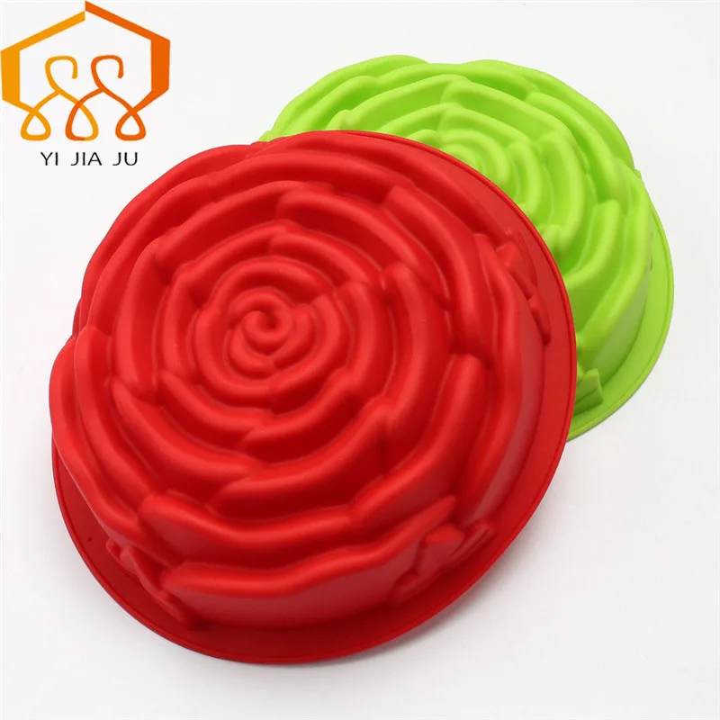 

Cake Tools Large Rose Birthday Cake Celebrations Feast Cakes Food - Grade High - Temperature Oven Refrigerator Cake Molds