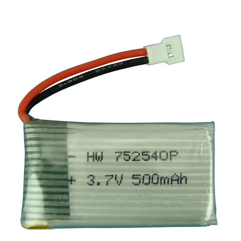 3,7 V 500 mAH Lipo аккумулятор для Syma X5C X5SC M68 Cheerson CX-30 Квадрокоптер 3,7 V 500 mAH 752540