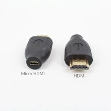 Универсальный Стандартный HDMI мужской тип A к Micro HDMI Тип D гнездо адаптер конвертер путешествия