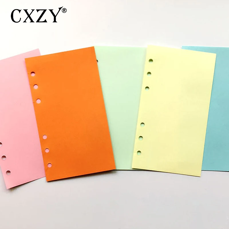 CXZY A5 macaron пустая линейная бумага свободный лист эскиз блокнот спиральная