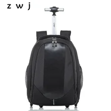 Новая модная сумка на колесиках Дорожная сумка из ПУ клетчатая багажная тележка для мужчин чемодан на колесиках Дорожная сумка на колесиках