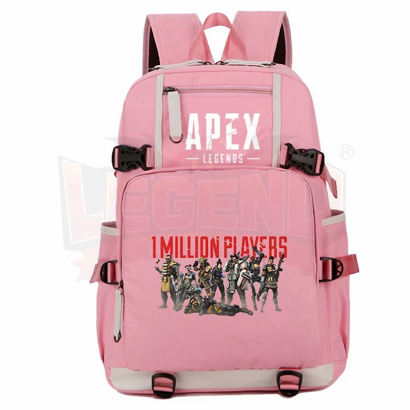 

Apex legends School Bags For Teenagers Men's Backpack balck pink blue backpack