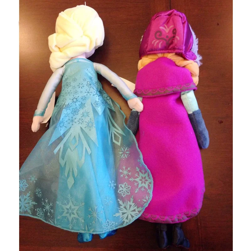 

2016 Hot Sale Juguetes Disny Princess Elsa And Anna Plush Doll 50cm Pelucia Boneca 2pcs Brinquedos Gift Toys For Girls