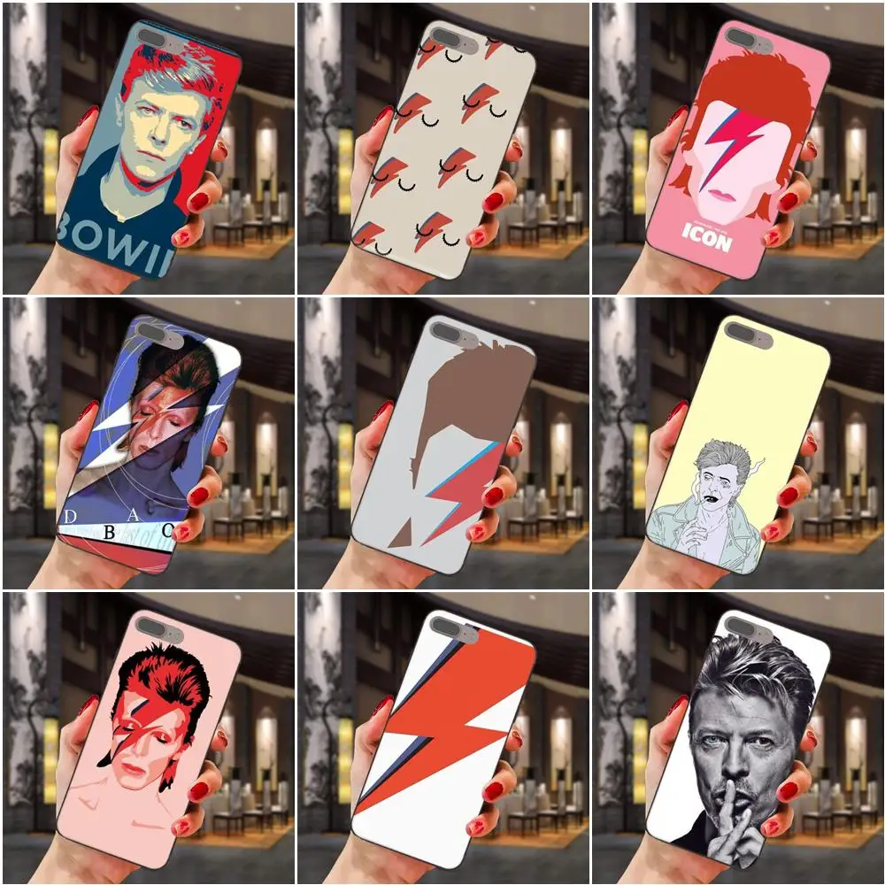 

Customized Pictures Black Phone Case Customized David Bowie For Xiaomi Redmi Note 2 3 4 4A 4X 5 5A 6 6A 7 Go Plus Pro S2 Y2
