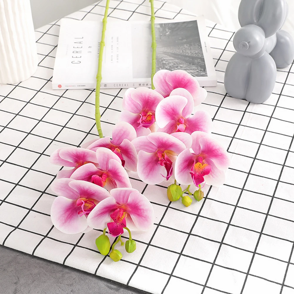 GUIGUI 5 шт. 3D искусственная Орхидея Бабочка цветы искусственные цветок для дома