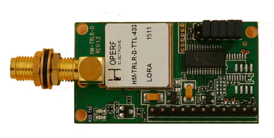 

HM-TRLR-D-TTL-433 868 915MHZ LoRa Transceiver Ultra-long-range wireless