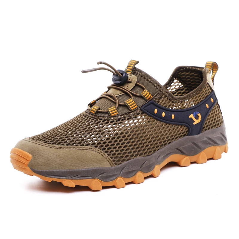 

2019 New Unisex Breathable Hiking Shoes Outdoor Sneakers For Men Women Wading Hiking Shoes Sandals Trekking Mesh Water Sandals