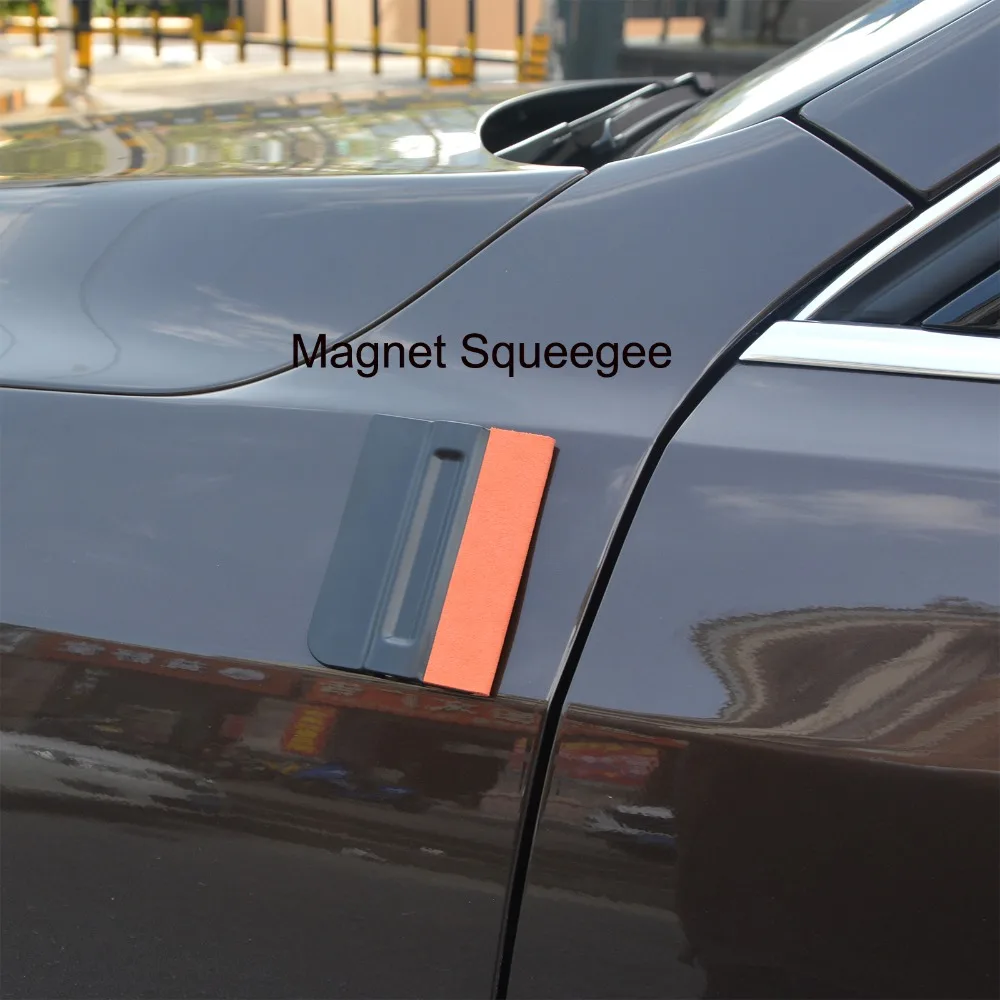 EHDIS 4 шт. сильный захват магнитный держатель с замшевой кромкой Магнитный скребок для скребка Виниловая пленка для автомобиля оберточная тонировка окна магнит