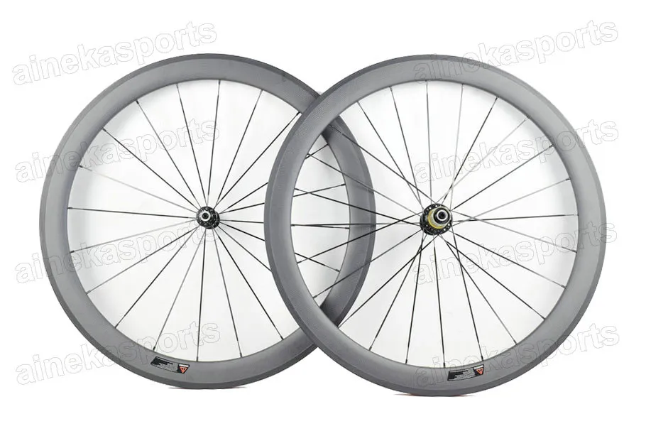 Дорожные карбоновые велосипедные колёса 50 мм клинчер трубчатые бескамерные карбоновые колеса 20,5 мм 23 мм 25 мм