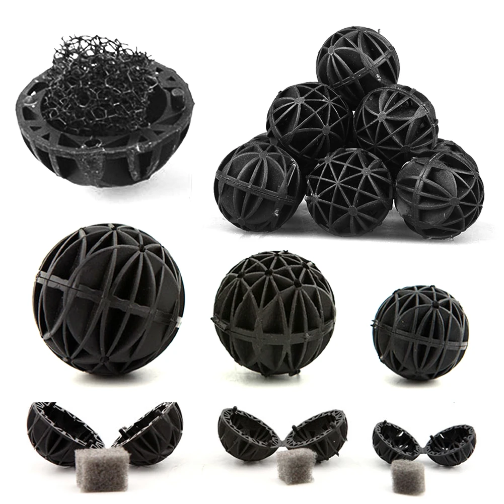 

10pcs 16mm/26mm/36mm Aquarium Bio Balls Fish Tank Filters
