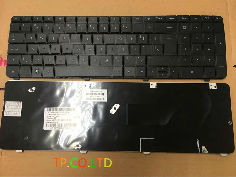 New Genuine Laptop Keyboard for HP G72 CQ72 US Layout FREE shippingin Replacement Keyboards