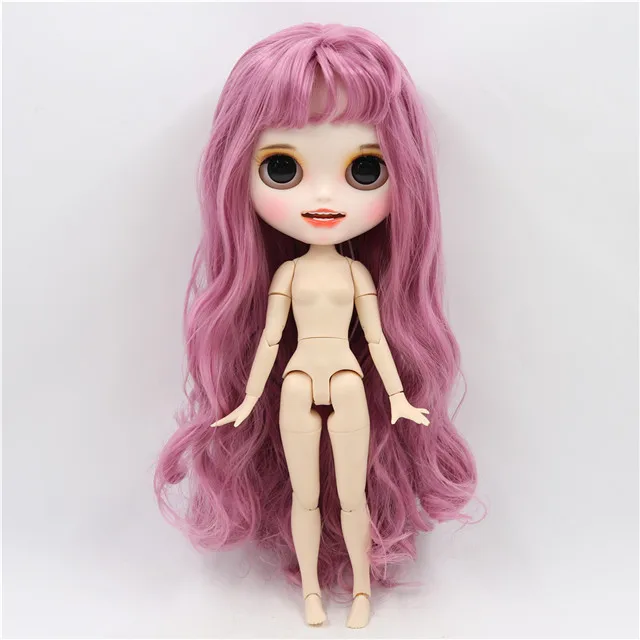 ICY factory шарнирная кукла blyth toy индивидуальные лицо с зубами белая кожа сустава тела пользовательские куклы 30 см - Цвет: naked doll