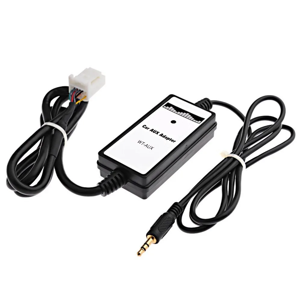 Aux in Adapter Car font b Radio b font Interface Auto Aux Cable For Toyota Camry
