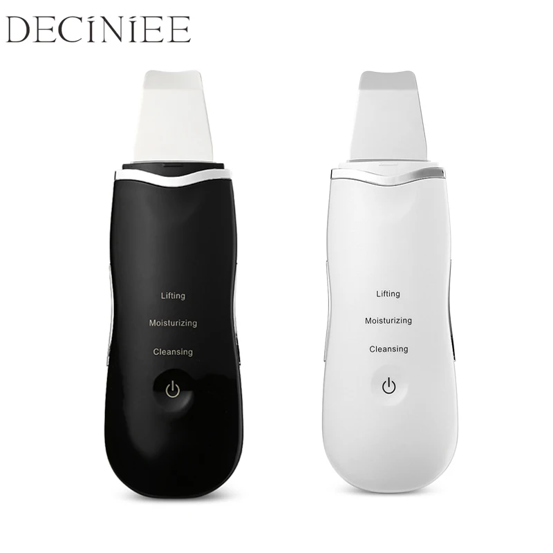 

USB Rechargeable Ultrasonic Face Skin Scrubber Cleaner Peeling Vibration Blackhead Removal Exfoliating Pore Facial Cleaner Tools