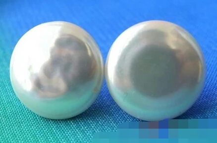 

FREE SHIPPING>>> free shipping 00354 WHITE COIN FRESHWATER PEARL STUD EARRING