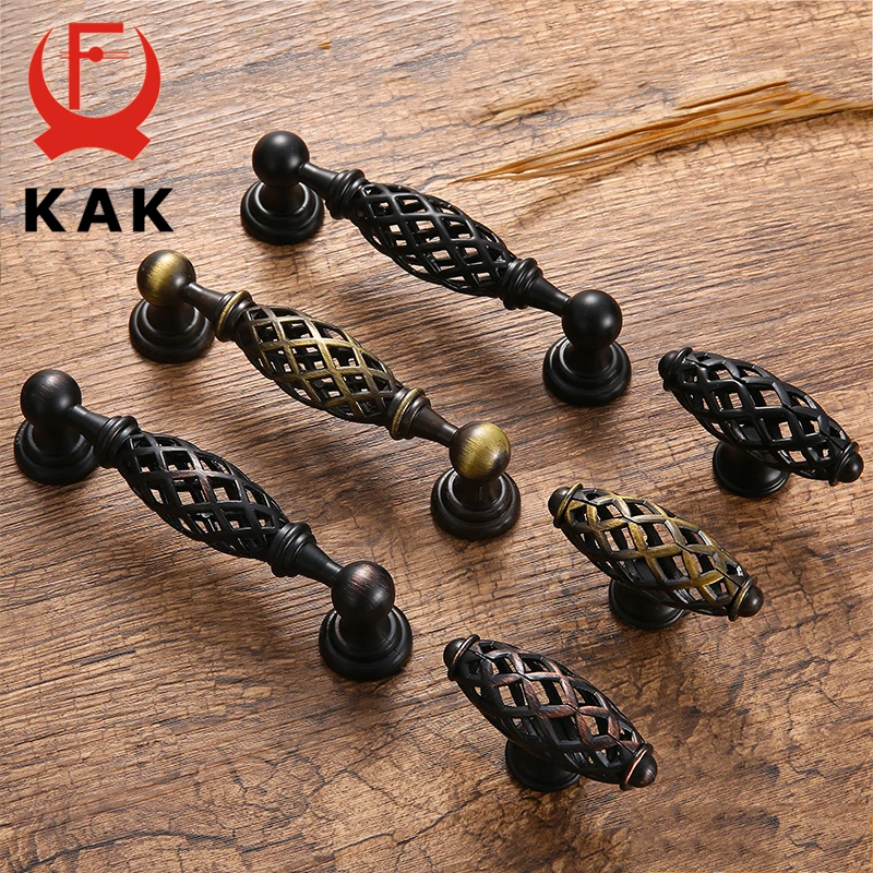 KAK خمر العتيقة البرونزية مقابض للخزانة الجوف خارج قفص العصافير مجلس الوزراء التأثيرات مقابض أدراج باب خزانة ملابس جر الأثاث مقبض KAK خمر العتيقة البرونزية مقابض للخزانة الجوف خارج قفص العصافير مجلس الوزراء التأثيرات مقابض أدراج باب خزانة ملابس جر الأثاث مقبض