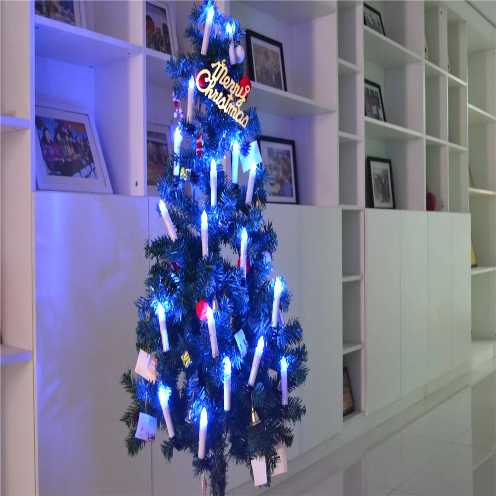 Decorative Color changing Flameless Taper LED Candles with Clips