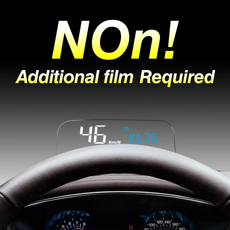 2019 новый автомобильный проектор HUD OBD2 II EUOBD дисплей на лобовое стекло