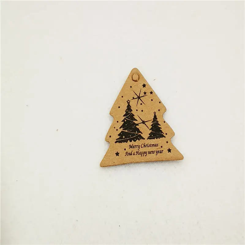 

50Pcs/Lot Different Design Hanging Kraft Paper Tags Price Label Note Eco-Friendly Recyclable Tags For Luggage Jam Bottle Decor
