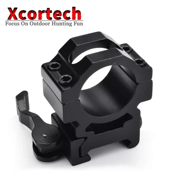 

25.4mm 1 Inch Tactical Quick Release Riflescope Medium 20mm Picatinny QD Ring Mount See Through Mount Style For AR-15 AK47 M6