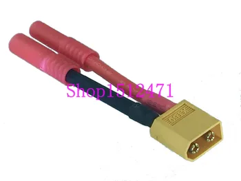 

1pce XT60 Male to HXT 4mm Bullet Banana Charger Lead cable for LiPo RC battery