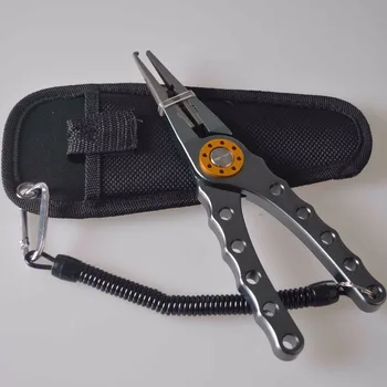 

Multi-Function Stainless Steel Pliers Scissors Fishing Line Cutter Remove the hook Equipment Fishing Tool